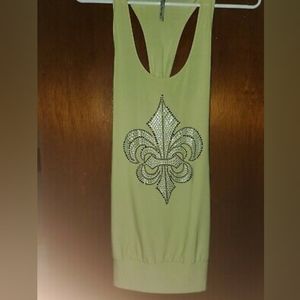 Bella Amie fleur de lis top (size L)